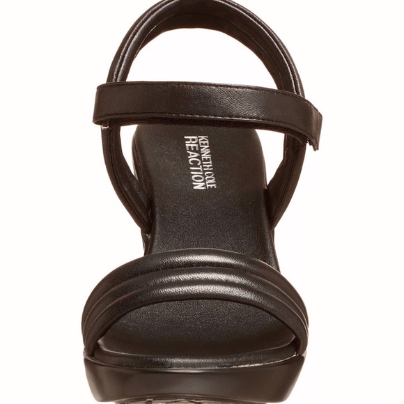 Kenneth Cole REACTION Hip Pop Wedge Sandals Chocolate 9M - Picture 10 of 14